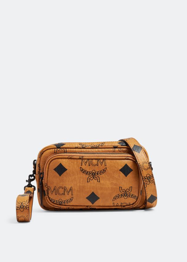 MCM Aren Wristlet crossbody bag for Women - Brown in UAE